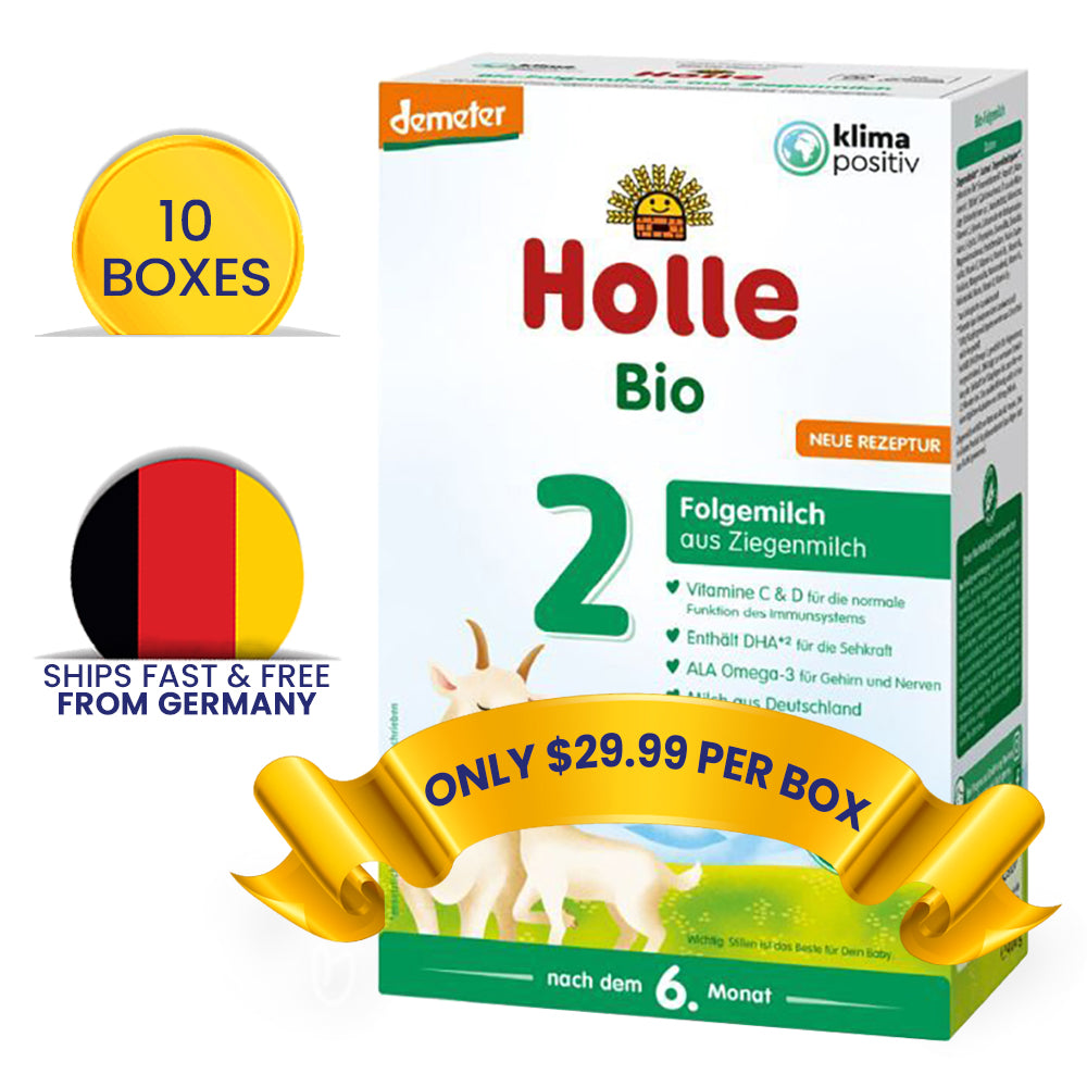 Holle Goat Milk Stage 2 Organic Formula + DHA (400g)