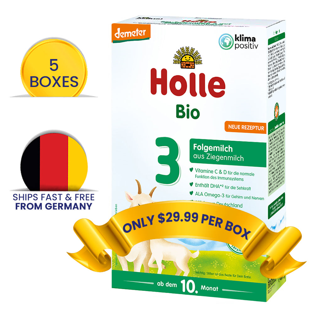 Holle Goat Milk Stage 3 Organic Formula + DHA (400g)