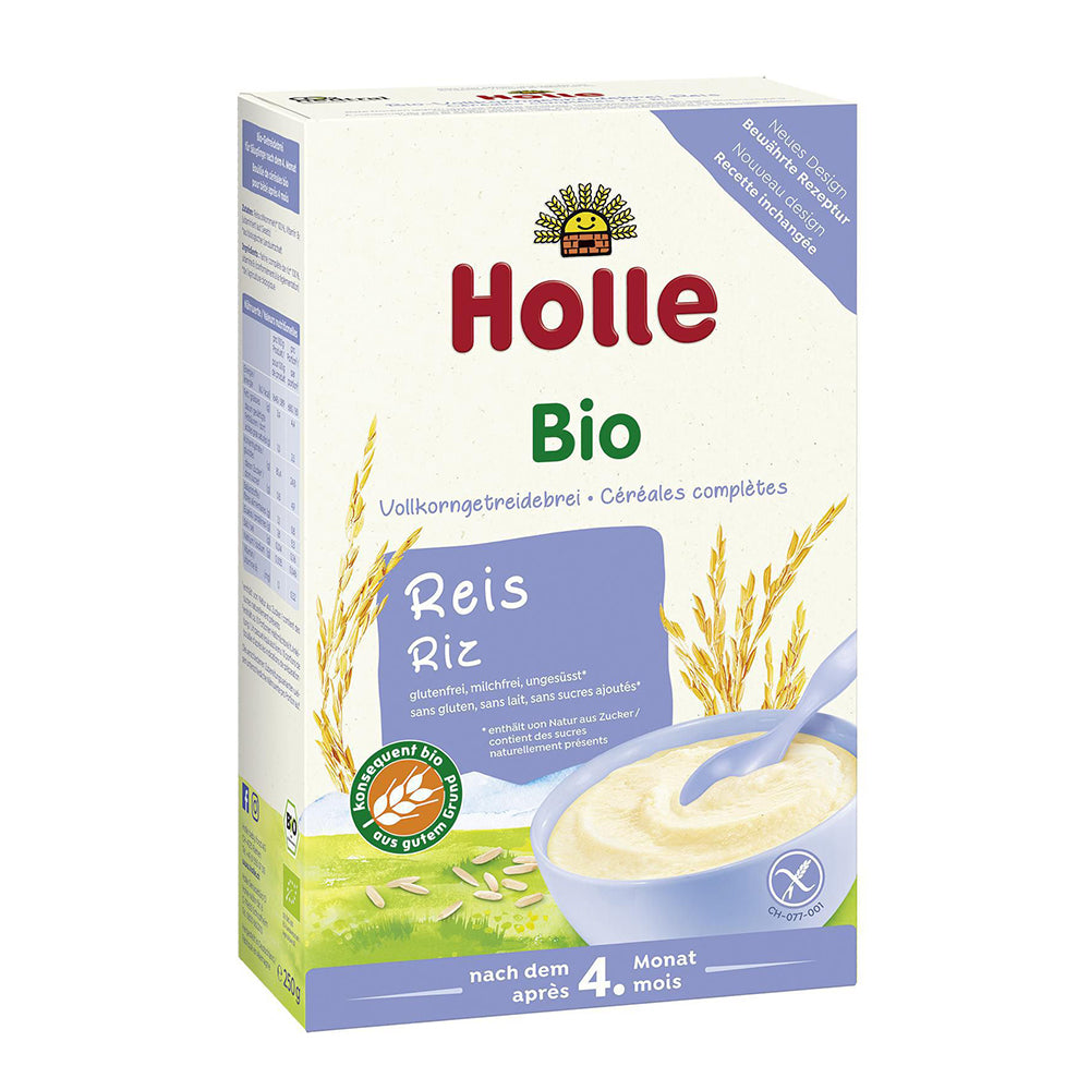 Holle Rice Flakes (Reisflocken) Organic Porridge (250g) New