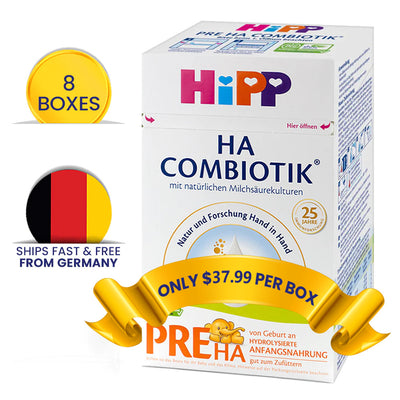 HiPP Hypoallergenic (HA) Stage PRE Combiotic Formula (600g) - German