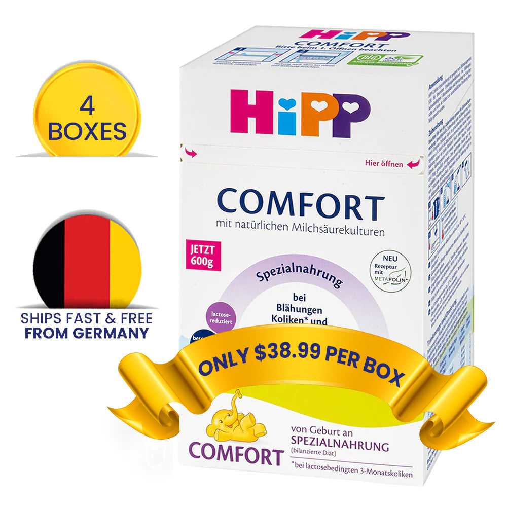 HiPP Comfort Formula 500g German Bottles Burps