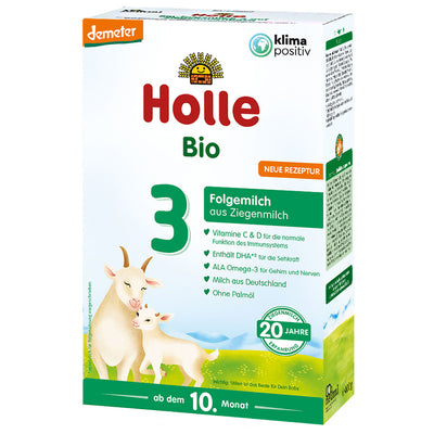 Holle Goat Milk Stage 3 Organic Formula + DHA (400g)