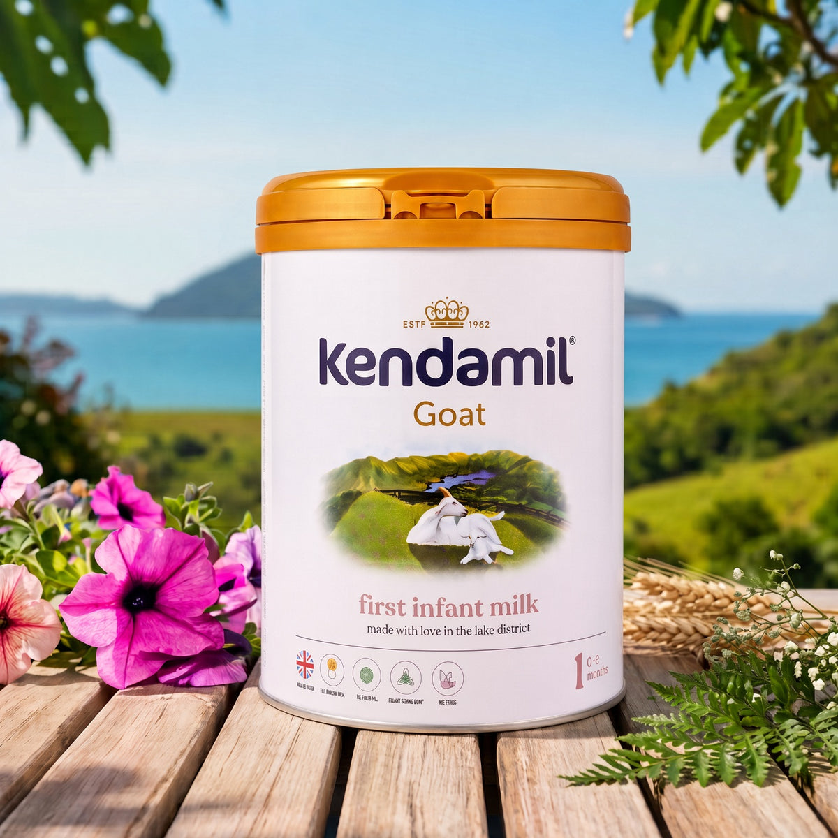 Kendamil Goat Stage 1 (0-6 Months) Baby Formula (800g)