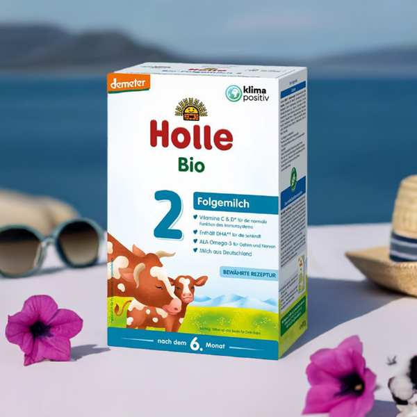 Holle Cow Stage 2 Formula + DHA 600g - Bottles & Burps
