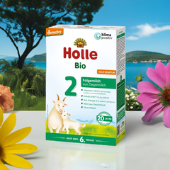 Holle Goat Stage 2 Formula + DHA 400g - Bottles & Burps