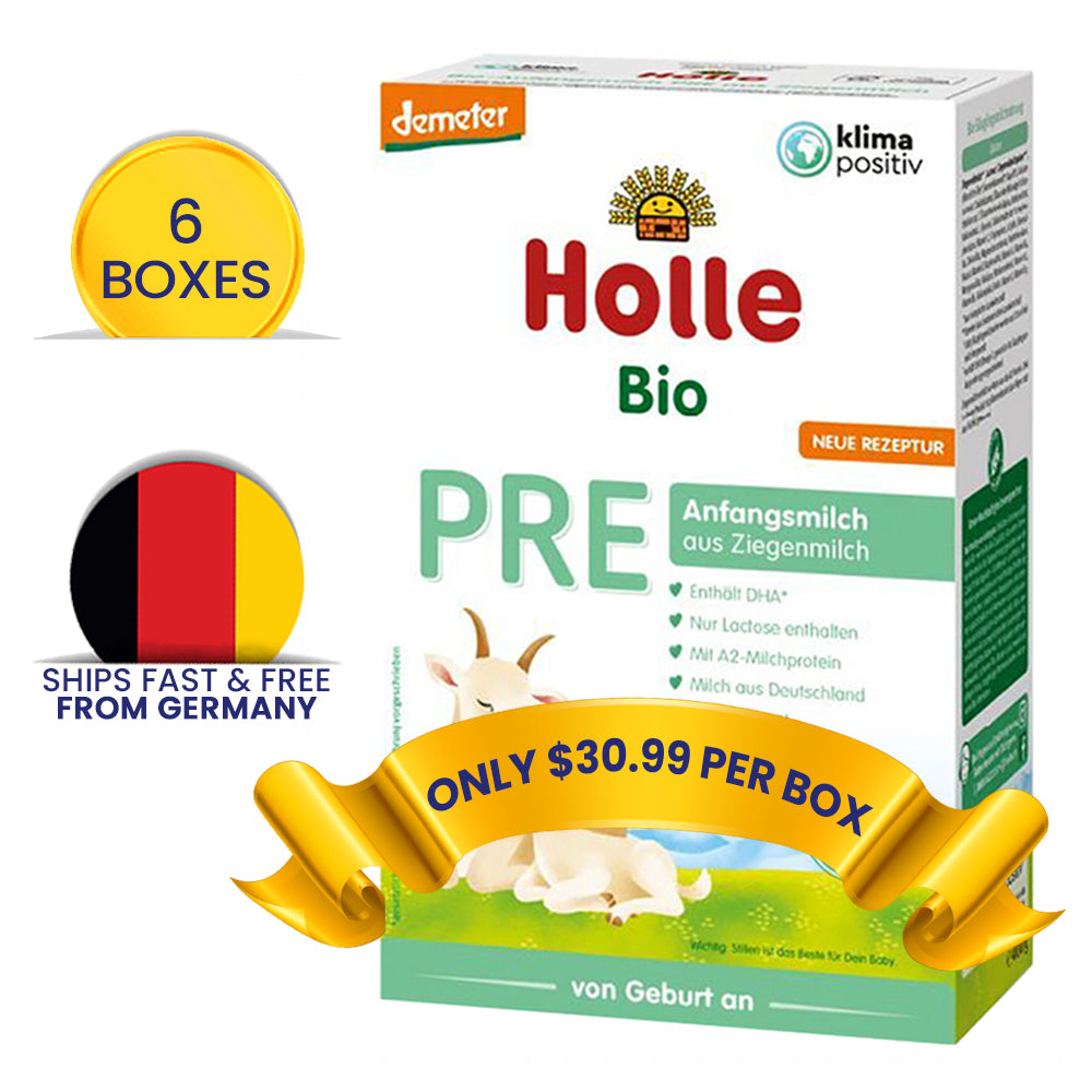Holle Goat Milk Stage PRE Organic Formula + DHA (400g)
