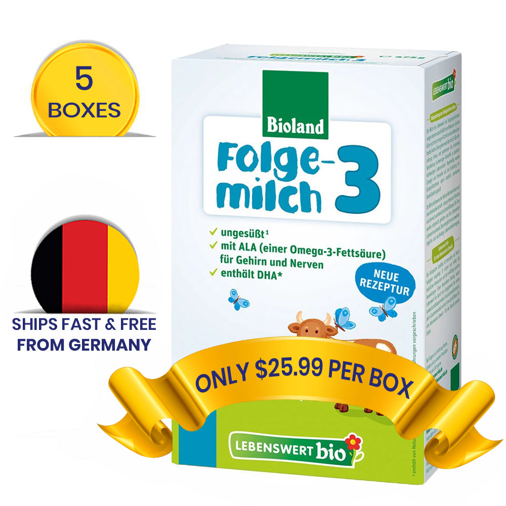 Lebenswert Stage 3 Organic Infant Milk Formula + DHA (475g)