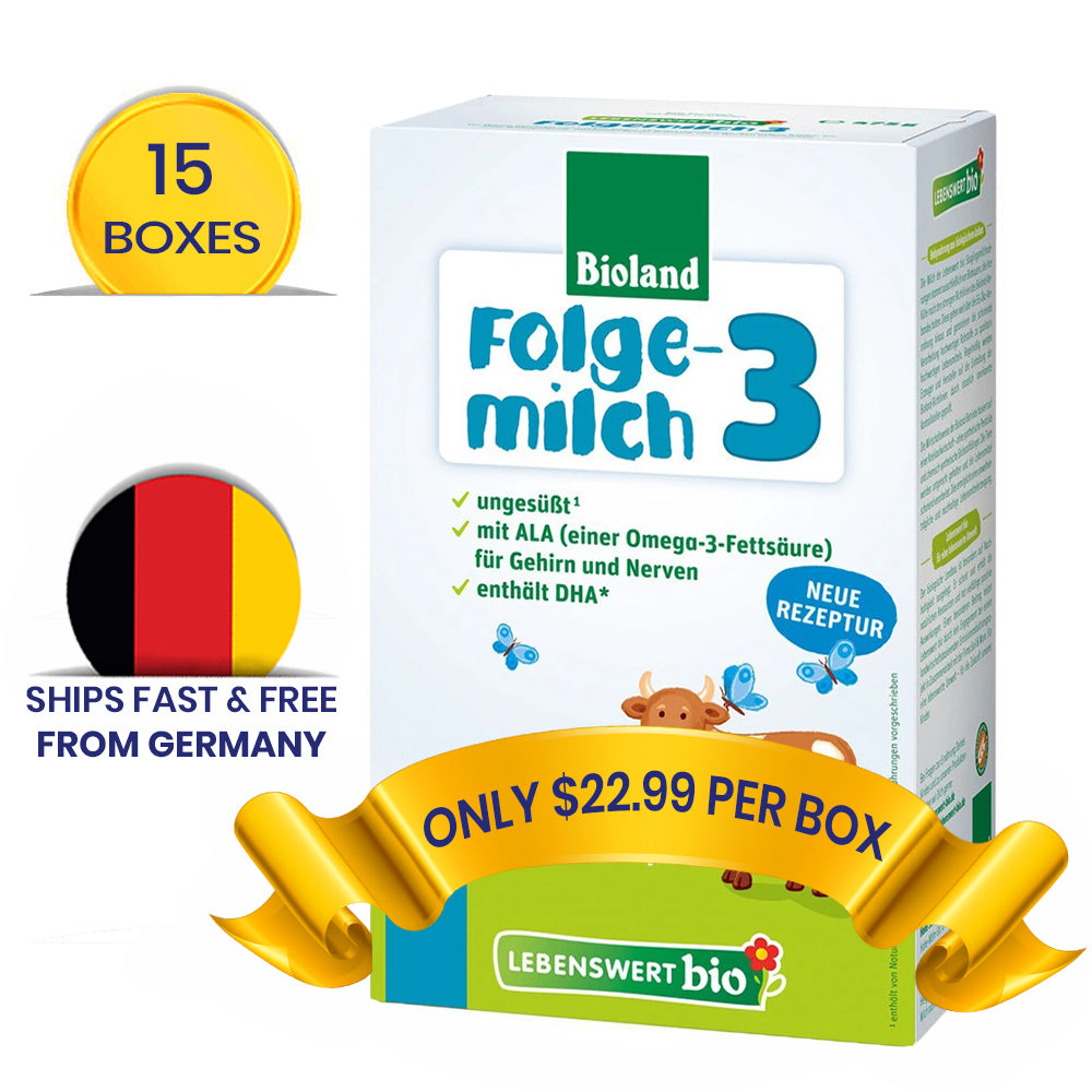 Lebenswert Stage 3 Organic Infant Milk Formula + DHA (475g)