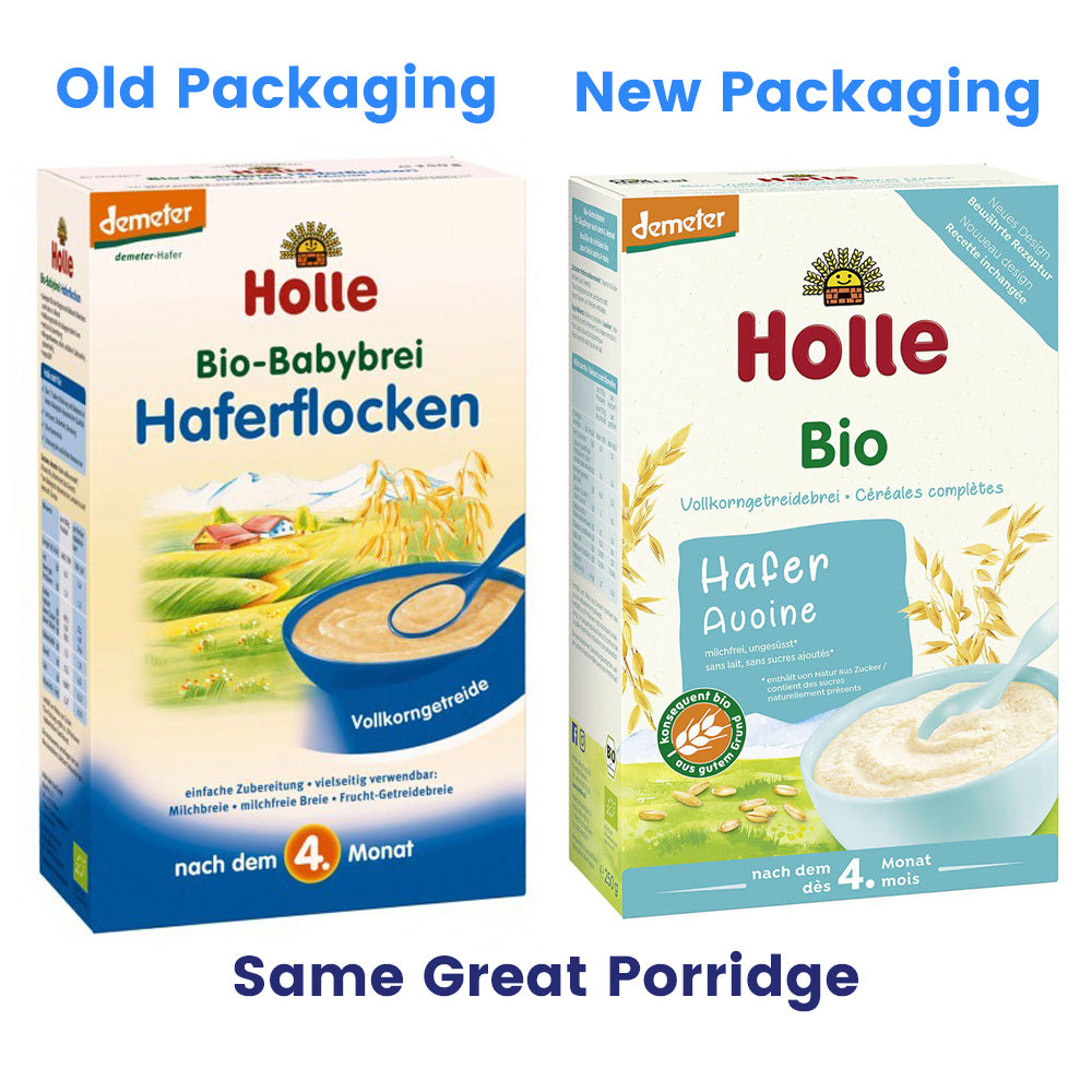 Holle Oatmeal (Haferflocken) Organic Porridge Cereal (250g)